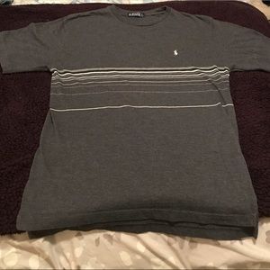 Grey polo tee shirt